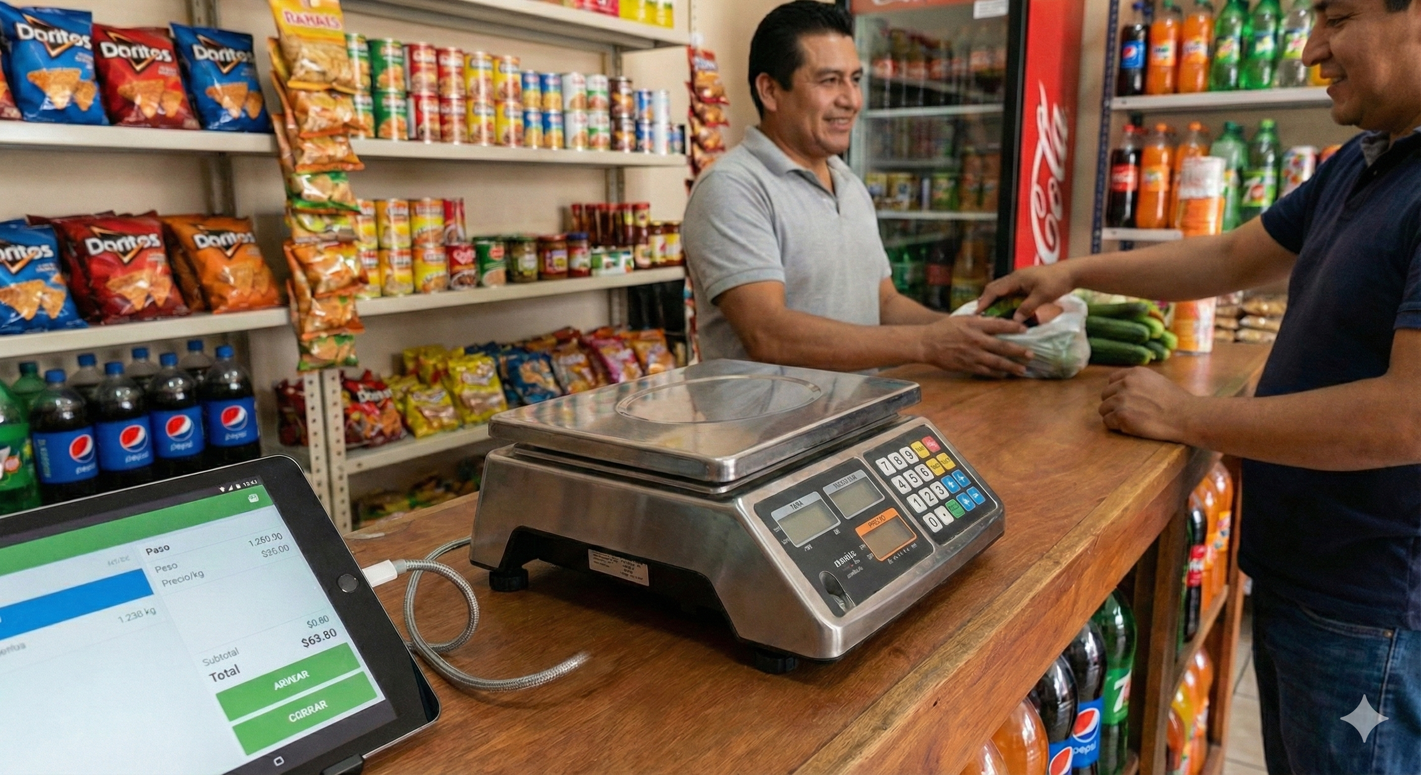 Báscula Digital Integrada al POS